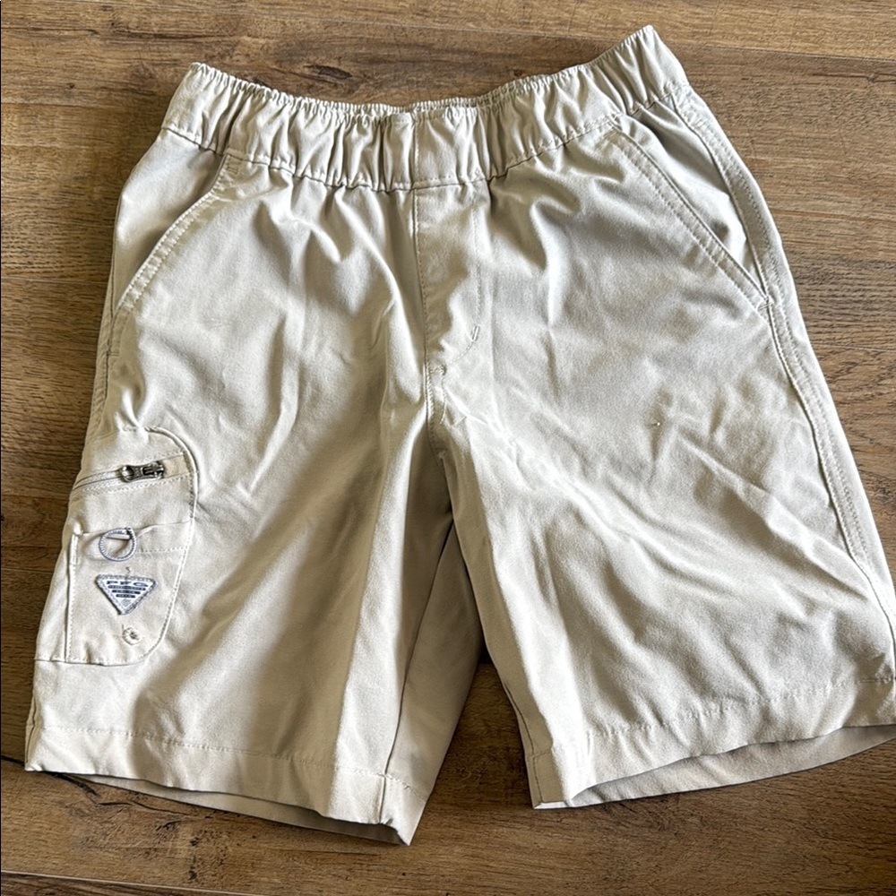 Boys Khaki Columbia Shorts